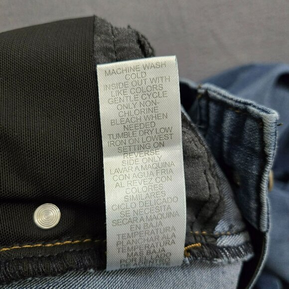 Democracy "Ab" Technology Women 8 Mid-Rise Slim Fit Blue Denim Skinny Jeans - Picture 8 of 12